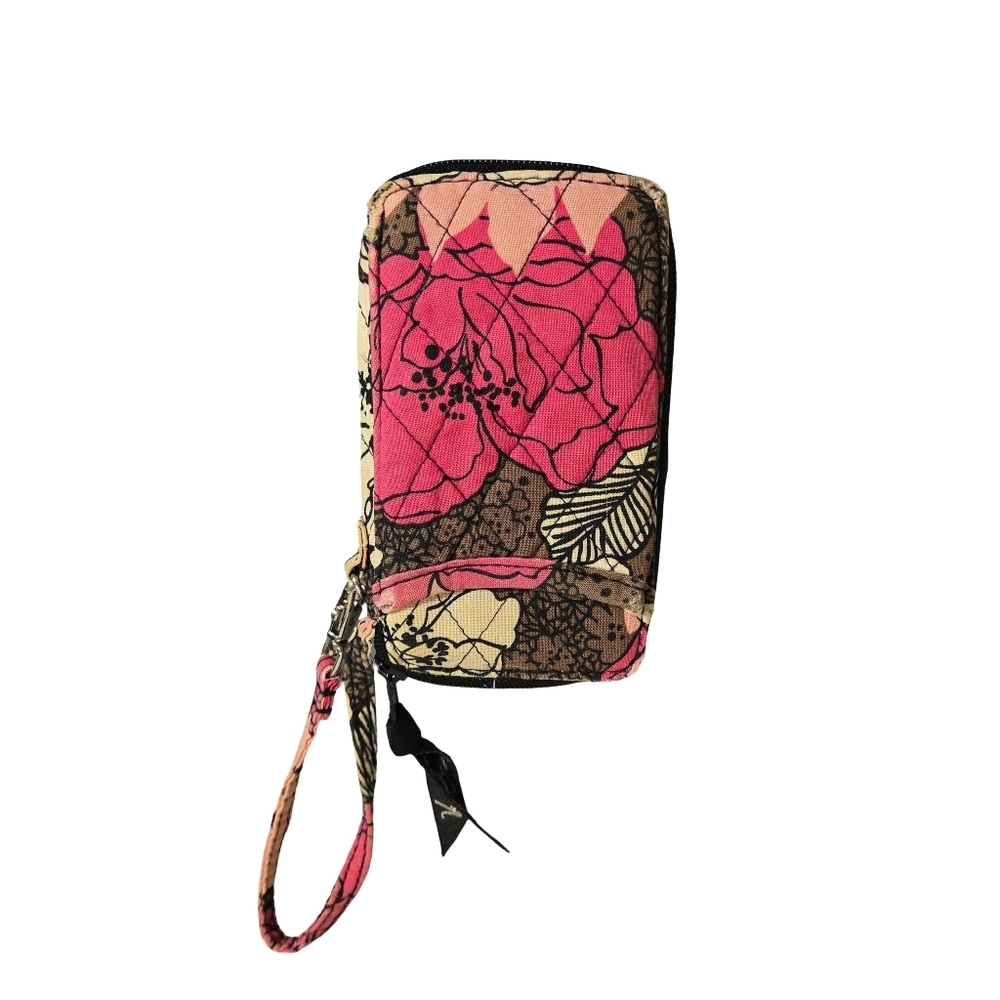 Vera Bradley Vibrant Floral Wristlet Clutch
